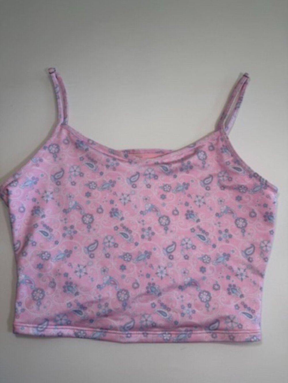 FRANKIES Bikinis x Victorias Secret PINK Paisley Cami Swim Top Large - Picture 6 of 11